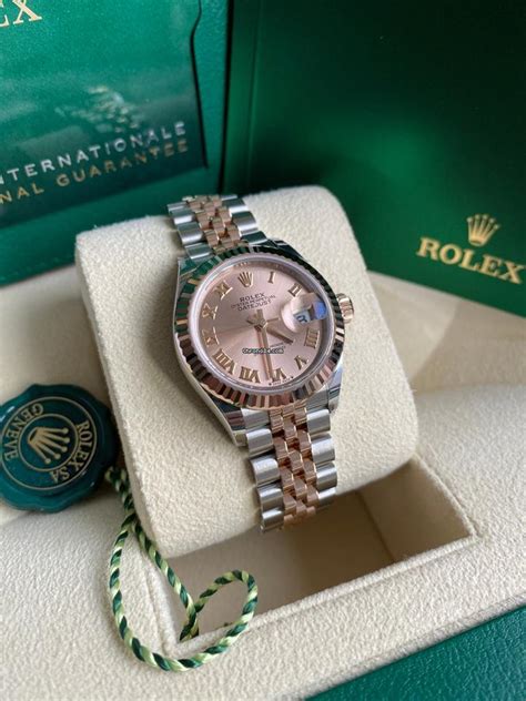 womens rose gold rolex on wrist|Rolex datejust lady everose gold.